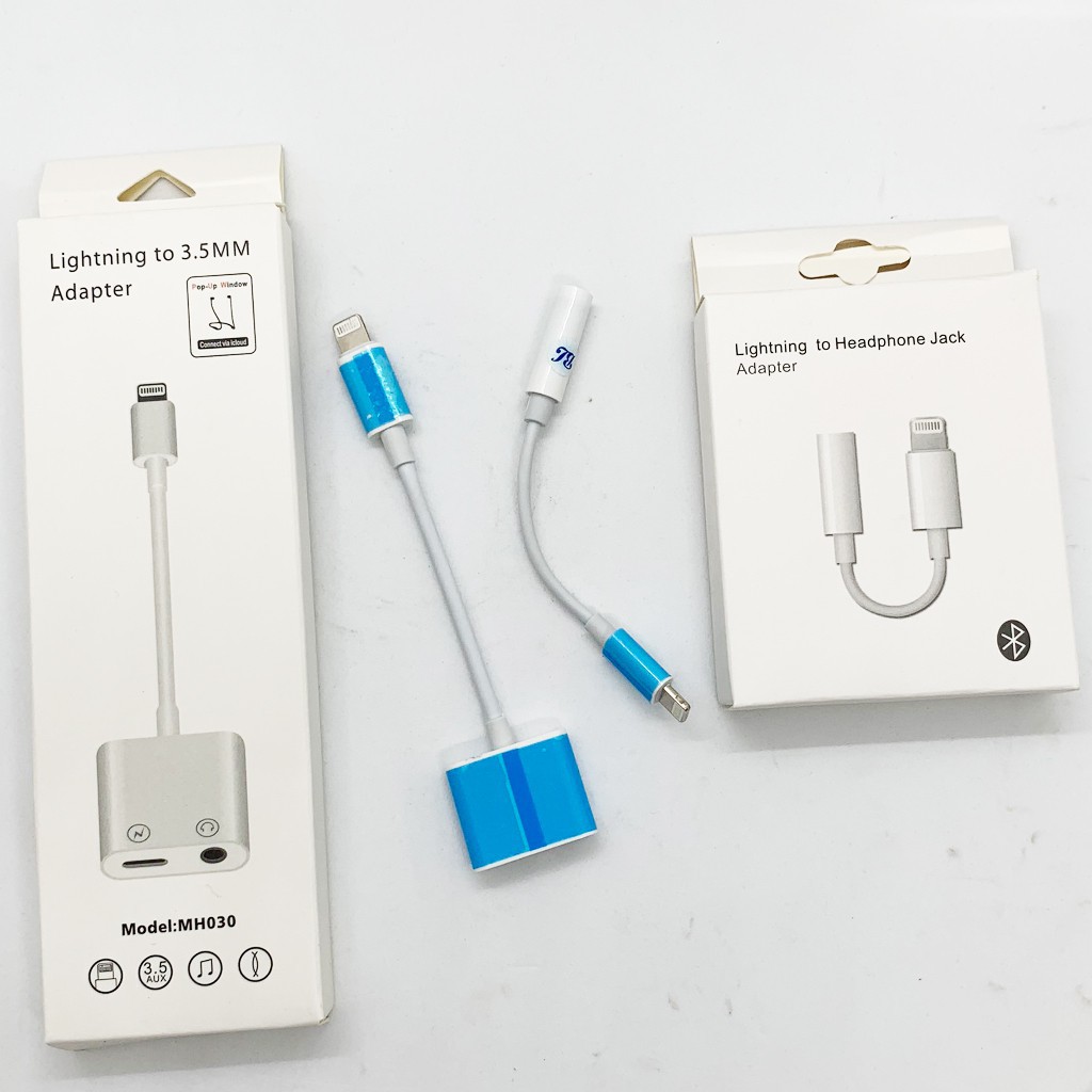 Jack Chuyển Đổi, Cổng Chuyển Đổi Chân Sạc Thành Chân Tai Nghe 3.5mm Cho iPhone Có Mic