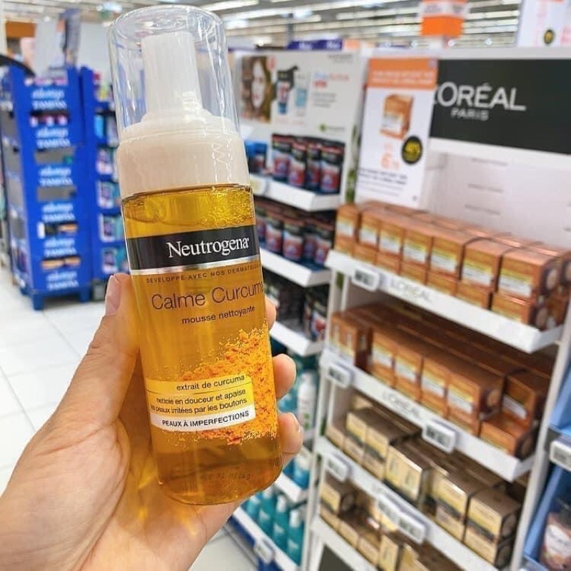 Sữa Rửa Mặt Nghệ Sáng Da Neutrogena Curcuma Clear