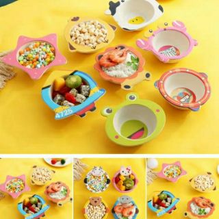 Bát ăn dặm sợi tre cao cấp dày dặn cho bé