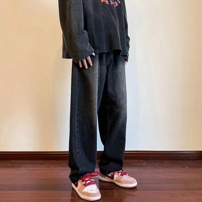 Quần jeans Trơn size Lớn Thời Trang Hàn Quốc Dành Cho Nam S-3XL