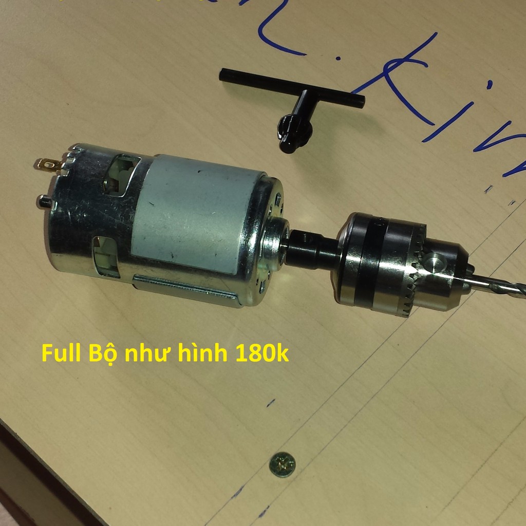 Bộ combo chế máy khoan cầm tay motor 775