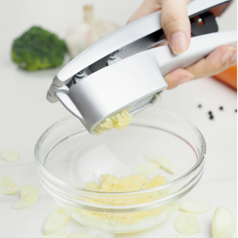 Máy ép, thái, đập tỏi 2 trong 1 inox, tay cầm mềm không làm đau tay, dễ dàng vệ sinh | BigBuy360 - bigbuy360.vn