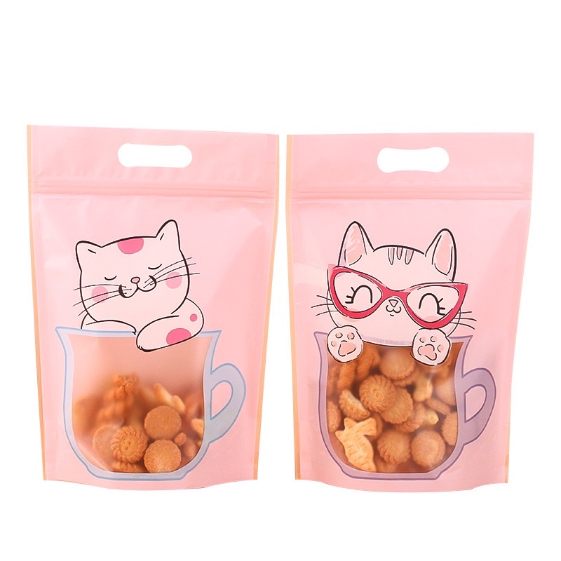 Túi đựng bánh quy mèo,vịt,thỏ các cỡ