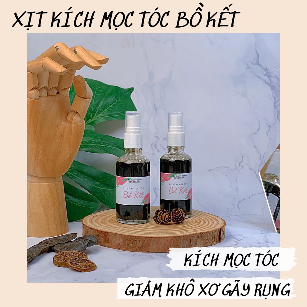 Xịt Kích Mọc Tóc Tinh Chất Bồ Kết Giảm Rụng Tóc, Giảm Hói Lâu Năm và Tóc Bị Bò Liếm - SODA Beauty Corner.