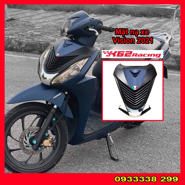 Mặt nạ xe vision 2021 kiểu ý chính hãng Motorart
