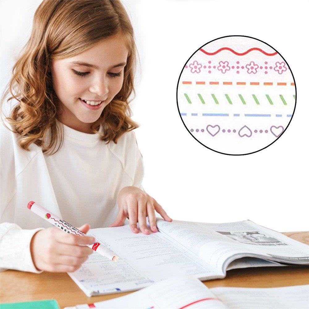 Bộ 6 Bút Đánh Dấu Dùng Trong Trường Học