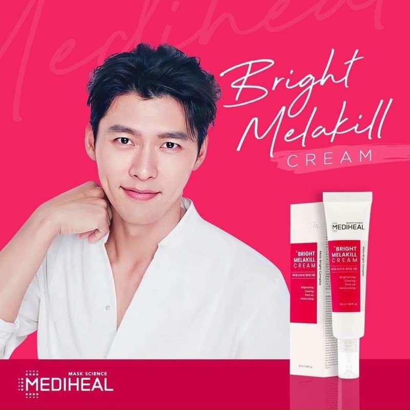 Kem Sạch Nám Trắng Da Mediheal Bright Melakill Cream 35ml Hàn Quốc - Làm Mờ Nám, Tàn Nhang Và Vết Thâm