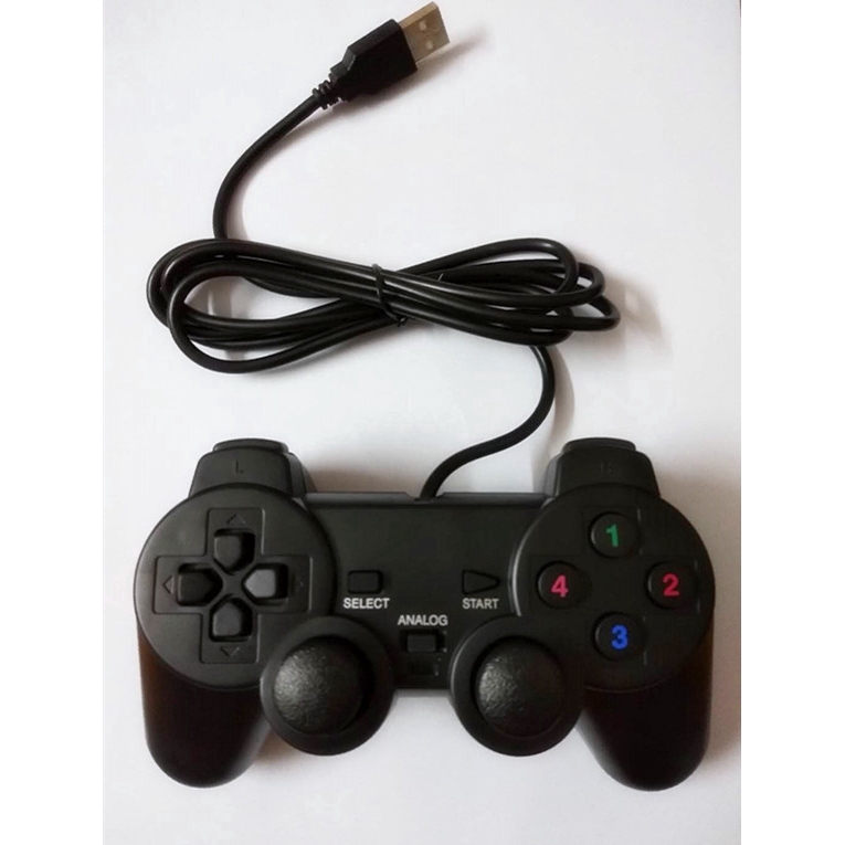 Tay Cầm Chơi Game Có Dây Cổng USB Chất Lượng Cao Cho Ps2 Pc