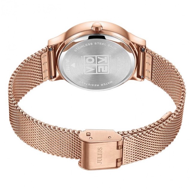 Đồng Hồ Nữ JA-1187B Julius Hàn Quốc Dây Thép (Đồng) Sale Off