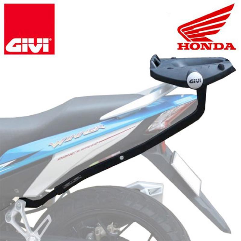 BAGA tay dắt cảng sau GIVI HRV Winner 150/Winner X thép sơn tĩnh điện, Cảng lắp thùng sau GIVI, chịu lực tốt, gắn kiểng