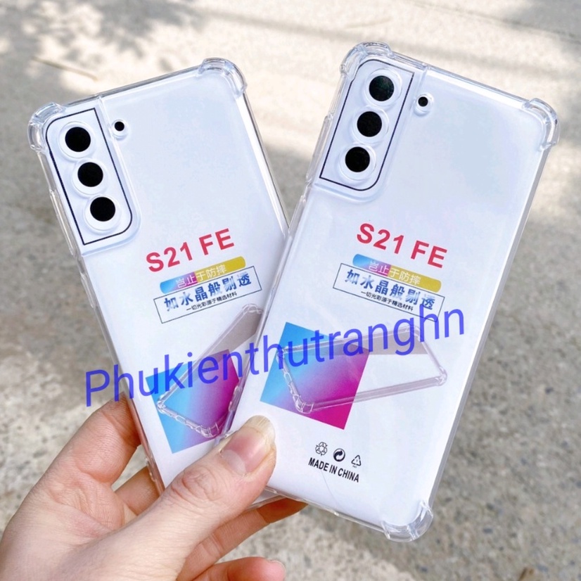 Ốp lưng Samsung S21 FE/ S22/ S22 PLUS/ S22 ULTRA dẻo trong chống sốc 4 góc có gờ bảo vệ camera - HÀNG DÀY LOẠI 1