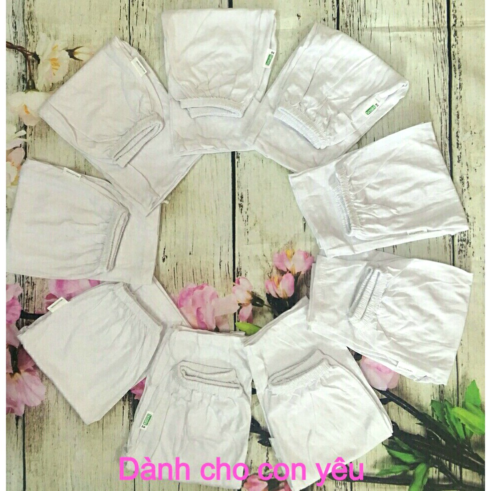 Quần dài Bossini màu trắng cho bé