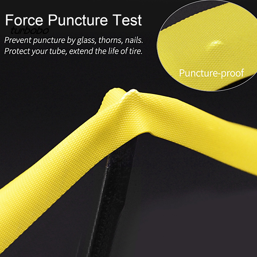 Bộ 2 Miếng Dán Vành Bánh Xe Đạp MTB Bằng PVC Chống Nổ Độ Bền Cao