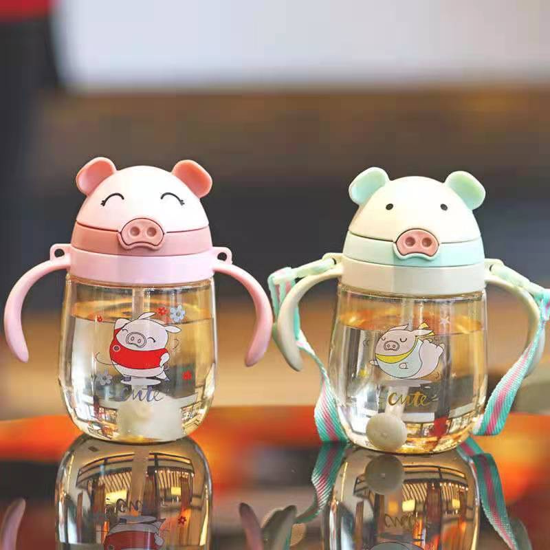 Bình tập uống cho bé có van chống sặc thoải mái uống mọi tư thế dung tích 250ml