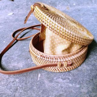 túi mây tre đan trơn