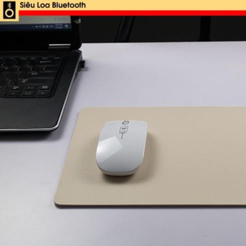 Tấm lót chuột da PU chống nước chống xước lướt êm trên từng ngón tay cho máy tính bàn laptop