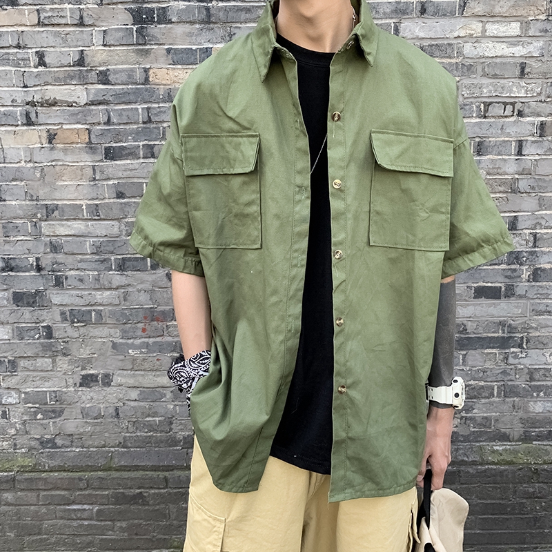 Áo sơ mi tay ngắn thời trang cho nam