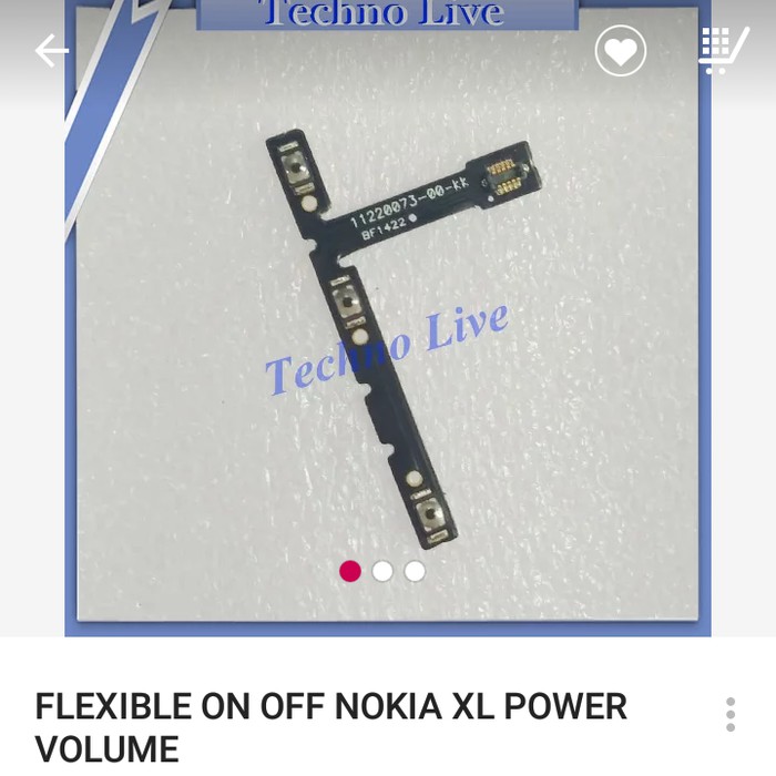 Linh Kiện Điện Tử Điều Chỉnh Âm Lượng Nokia Xl Rm-1042 Rm-1030