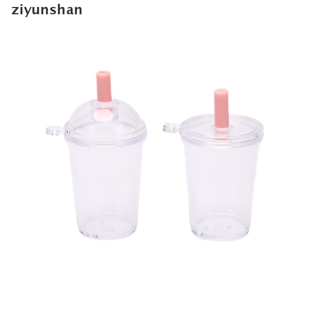 ziyun 5x Frappuccino Cup Coffee Cup Dollhouse Miniature Simulation Plastic Cake cup .