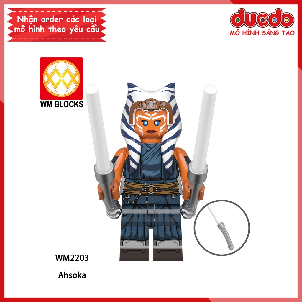 Minifigures các nhân vật trong Star Wars full trang bị - Đồ chơi Lắp ghép Xếp hình Mô hình Mini WM WM6121