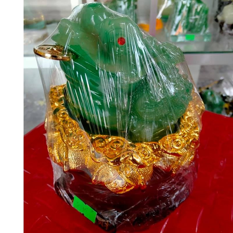 Cóc Thềm Thừ Tài Lộc Ngang 14Cm Cao 16Cm mang lại mai mắn và bình an cho gia chủ, Tla Thi Shop