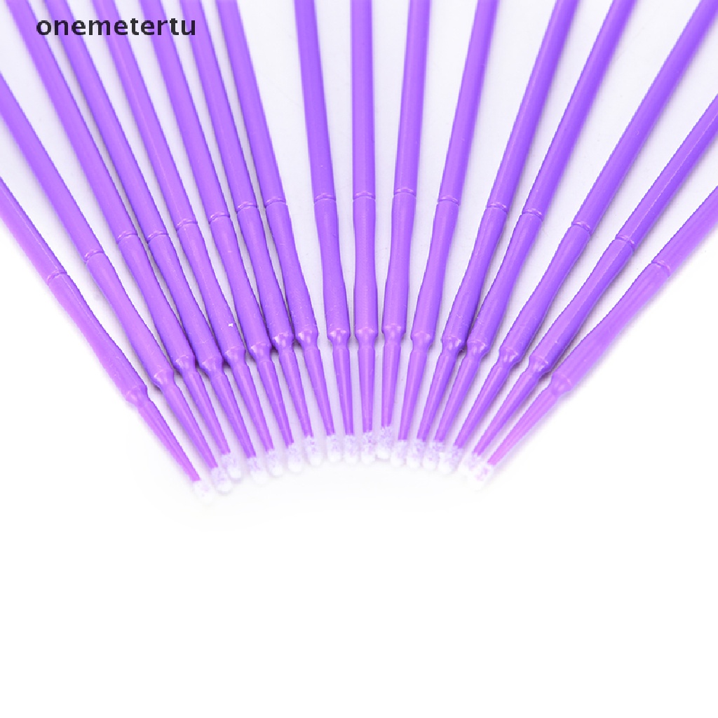 [Hàng mới về] Set 100 cọ hỗ trợ nối mi dùng một lần thiết kế đầu siêu nhỏ tiện dụng