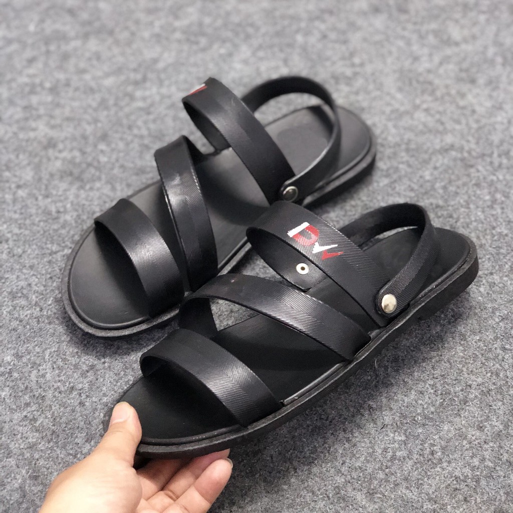 MUA 2 ĐÔI FREESHIP_Sandal Cao Su Nam Đi Mưa Phong Cách OHS701 (Có Quai Hậu)