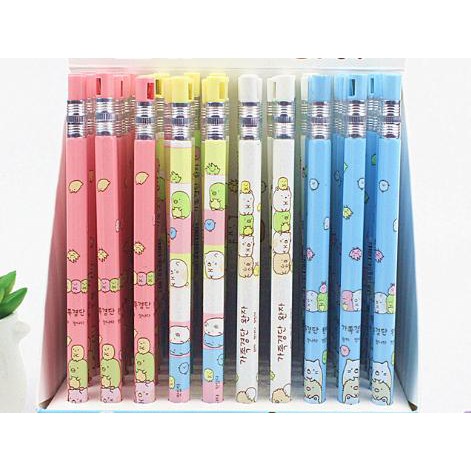 BC24 bút chì bấm sumikko đầu nhũ ruột 2mm bút chì cute bút dễ thương