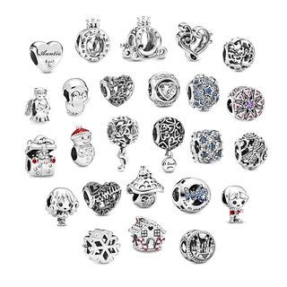 Hạt xỏ trang sức từ bạc 925 tùy chọn kiểu dáng