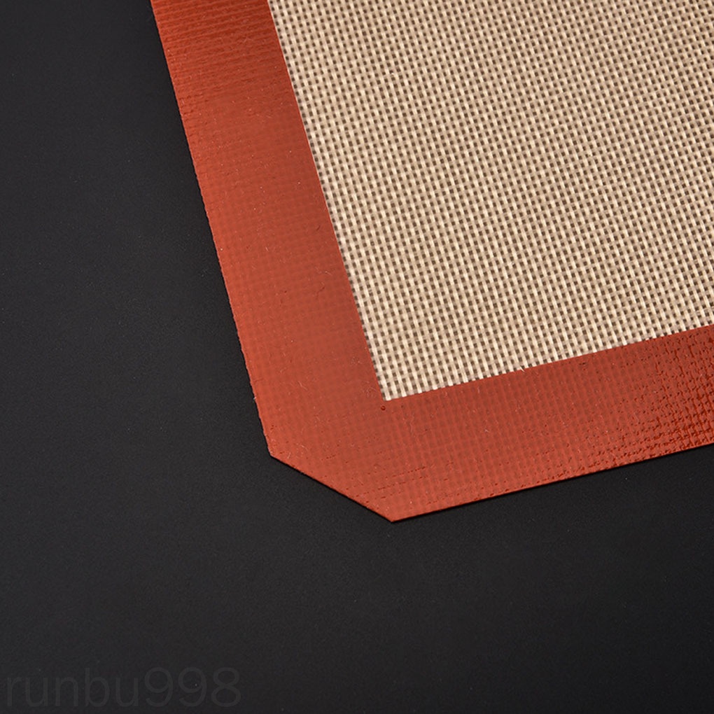 Tấm Lót Nướng Bánh Bằng Silicone Sợi Thủy Tinh Chịu Nhiệt Chống Dính Có Thể Tái Sử Dụng Runbu998