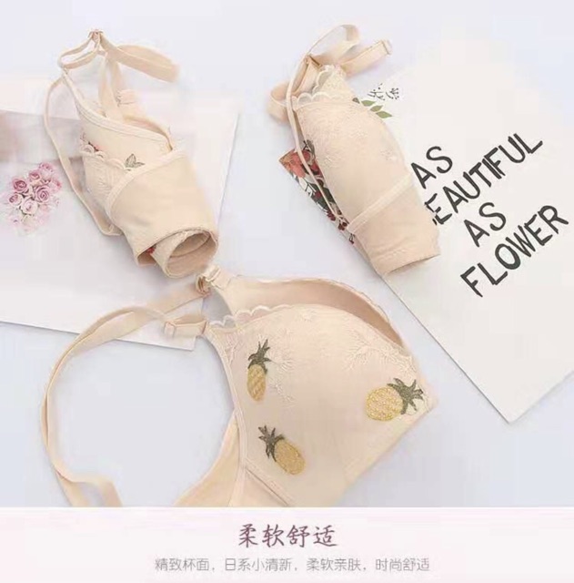 ÁO LÓT PHỐI REN ĐỆM MỎNG IN HÌNH QUẢ
