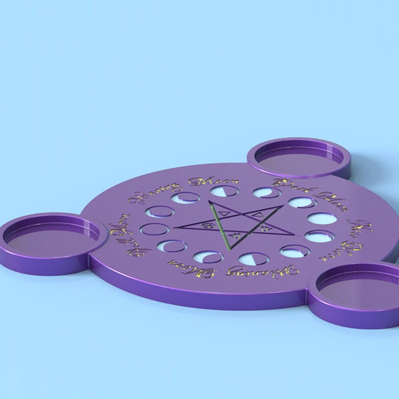 Khuôn Silicone Hình Tròn Làm Đế Nến Thủ Công DIY