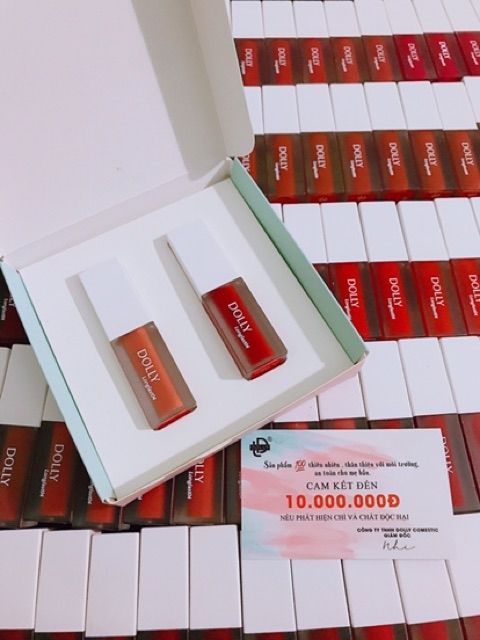 [ Cam Fanta ] màu son cá tính Son hữu cơ Dolly 100% không chì | BigBuy360 - bigbuy360.vn