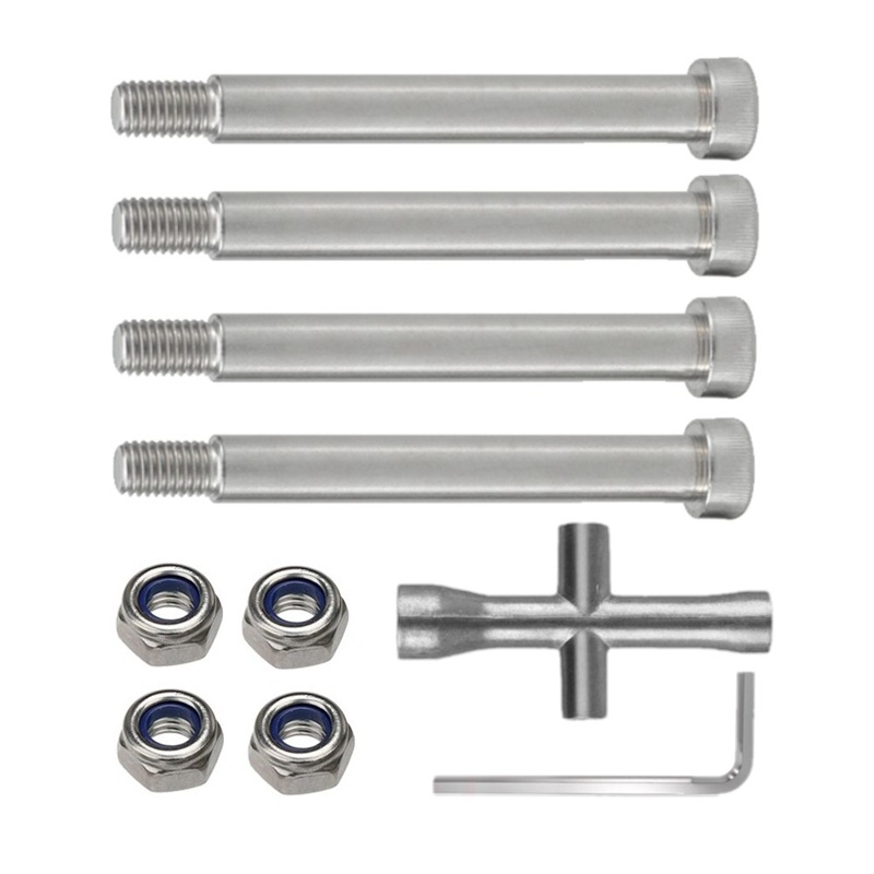 Bộ 4 Bản Lề Trước Bằng Thép Cho Xe Điều Khiển Traxxas X-MAXX 8S RC 1 / 5