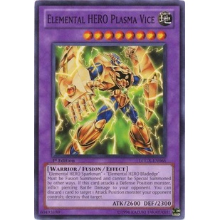 Thẻ bài Yugioh - TCG - Elemental HERO Plasma Vice / LCGX-EN066 '