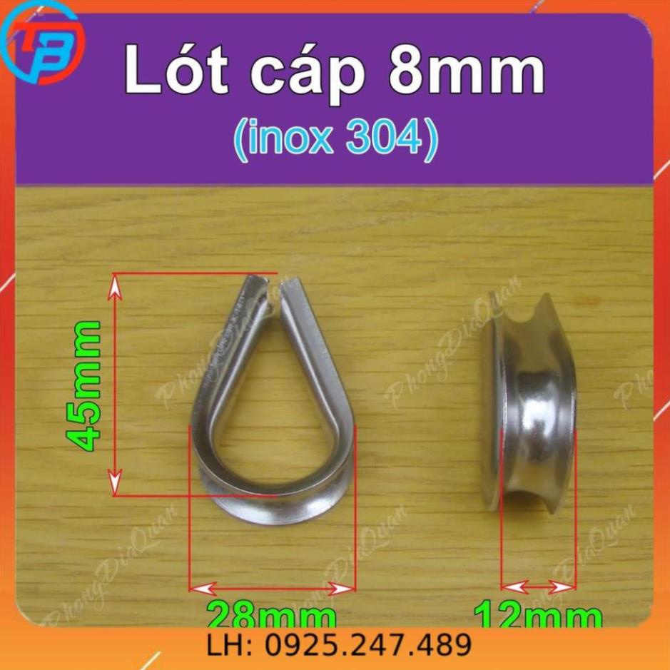 Khuyên lót cáp, bẹn cáp (bằng sắt hoặc inox 304) CÁP THÉP Thái Bình Vina