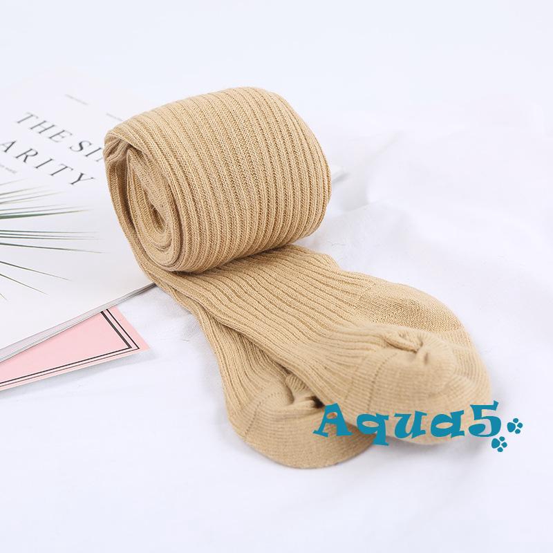 Quần tất cotton giữ ấm màu trơn cho bé 0-4 tuổi