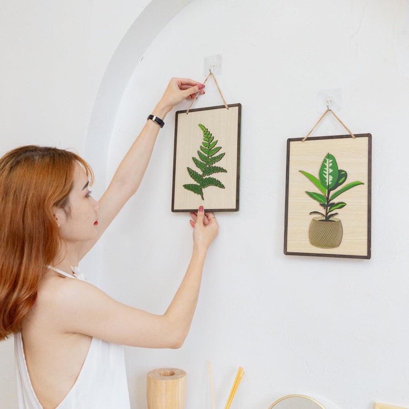 Tranh gỗ decor phong cảnh đơn giản và sang trang trí gia đình, cửa hàng và làm quà tặng