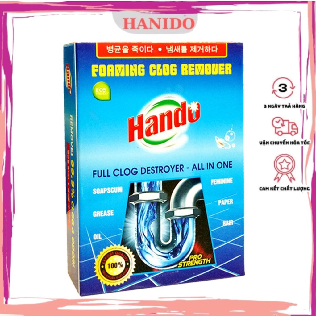 Bột thông cống cực mạnh hando 100g xuất khẩu