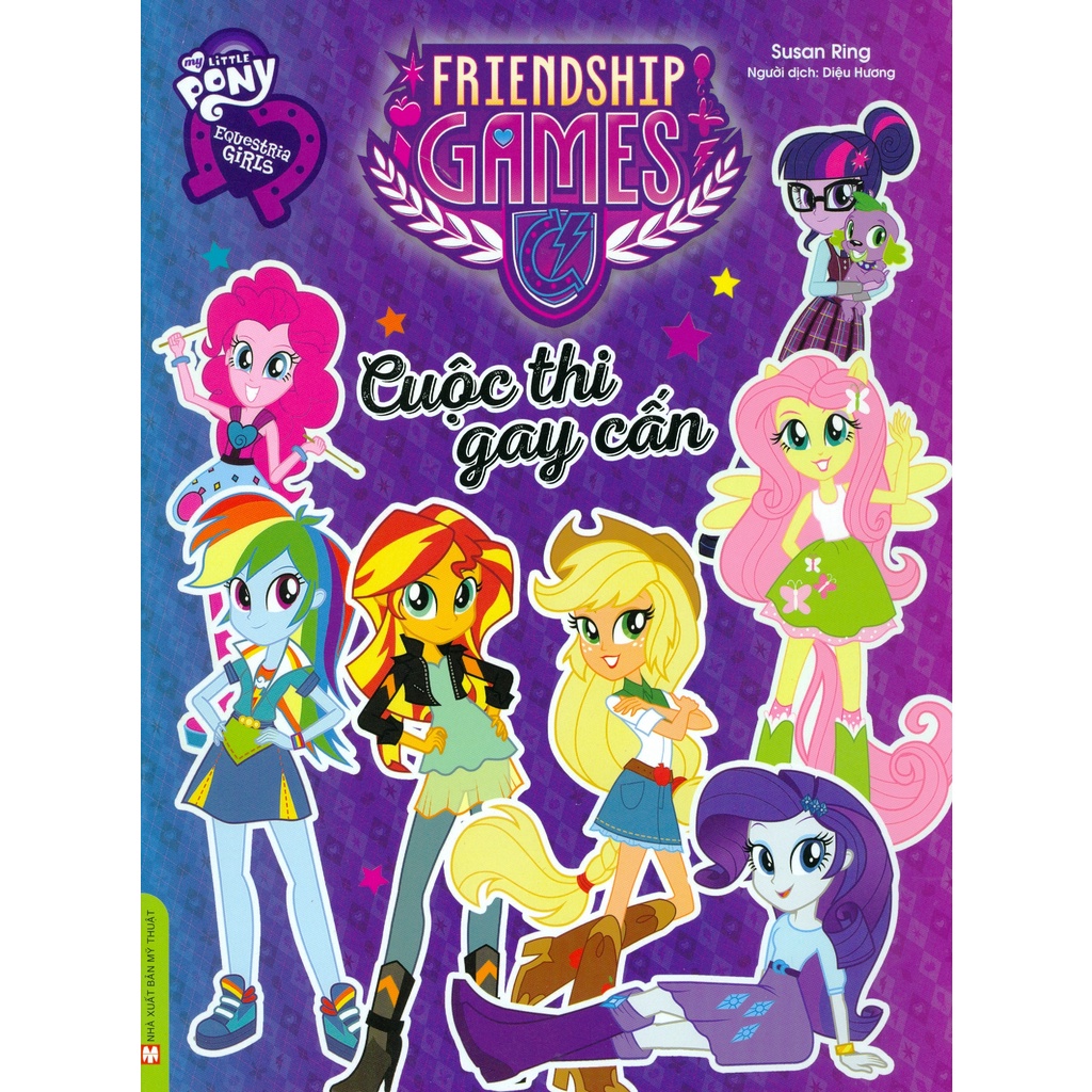 Sách My Little Pony - Rainbow Rocks - Cuộc Thi Gay Cấn (Hình Dán)