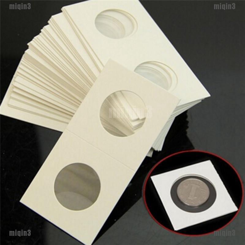 Hộp 50 Tờ Giấy Các Tông Trưng Bày Tiền Xu Độc Đáo