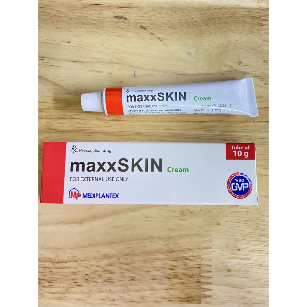 [Chính hãng] Kem bôi da maxxSkin Cream tuýp 10g