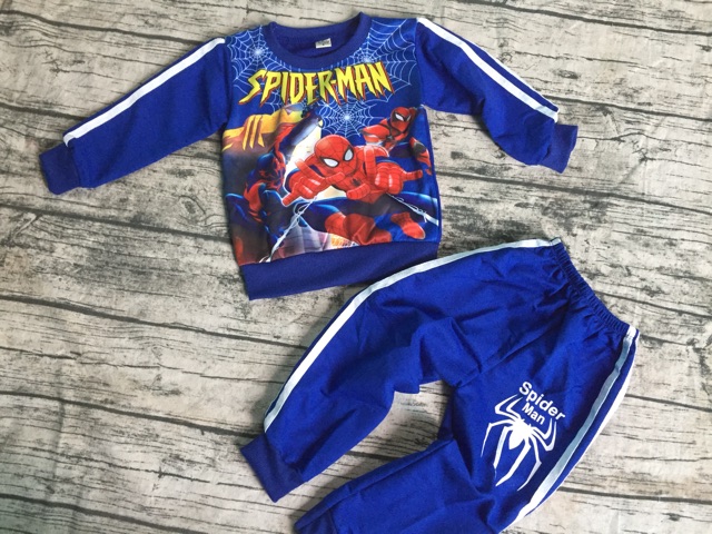 (ảnh thật) Bộ siêu nhân Spider Man cho bé trai