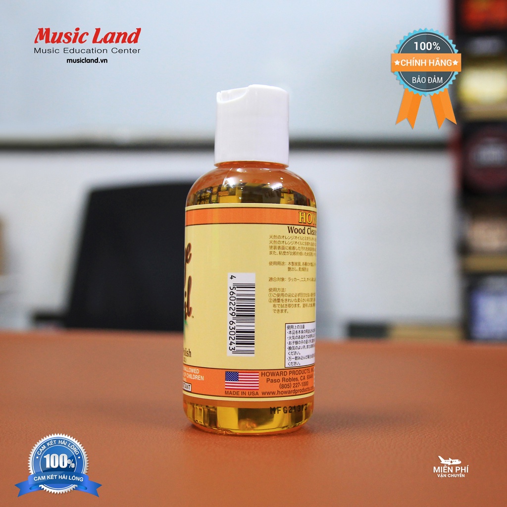 Dầu Lau Cần và Body Đàn Guitar Howard Orange Oil – Chính Hãng Mỹ