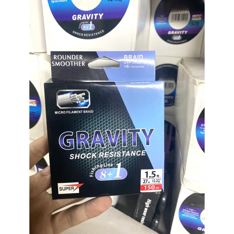 Dù chìm Gravity 8+ 1  PE  ưu việt! Chống nổ siêu bền về đủ size ạ!