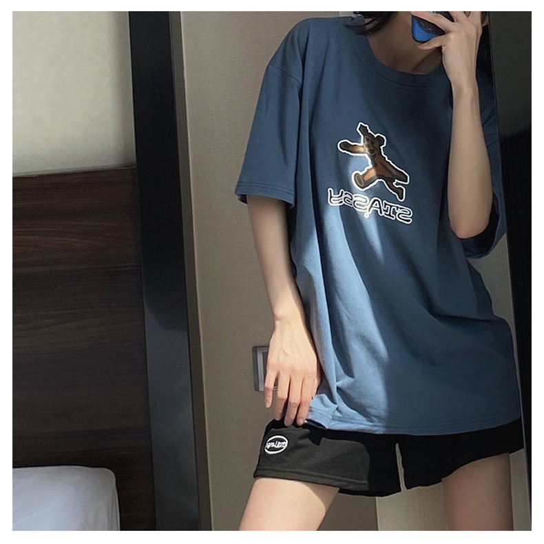 Mới Bộ Đồ Ngủ Ngắn Tay Form Rộng Phong Cách Hàn Quốc Dành Cho Nữ Thời Trang | BigBuy360 - bigbuy360.vn