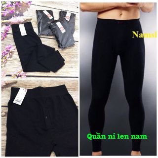 QUẦN GIỮ NHIỆT NAM NỈ LEN