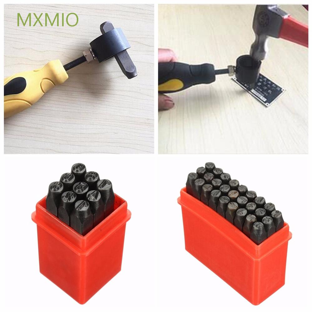 Set Khuôn Thép Carbon In Chữ Số Và Chữ Số Làm Đồ Da Chuyên Dụng