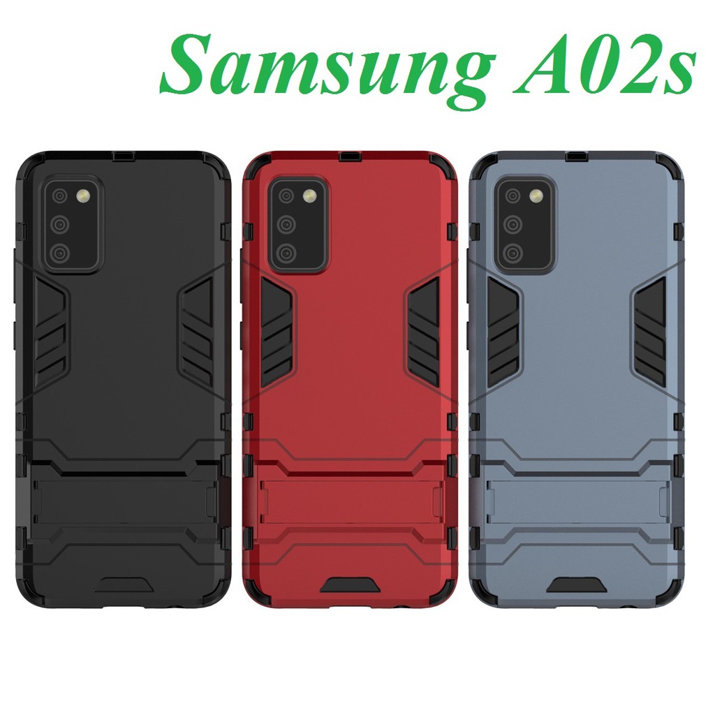 Ốp lưng Samsung A02s - Ốp lưng chống sốc Iron Man Siêu bền