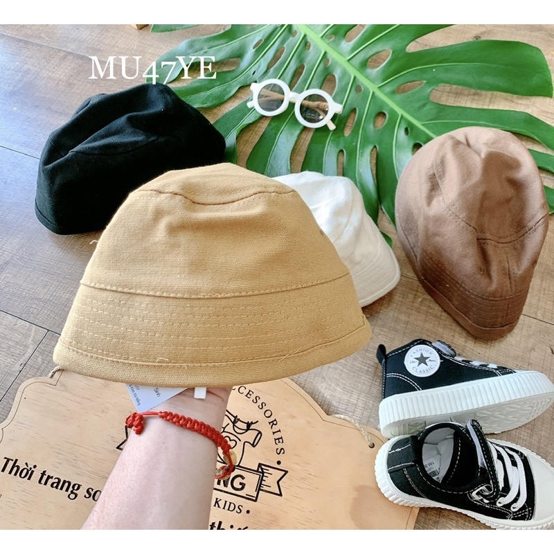 Mũ vành trơn cho bé